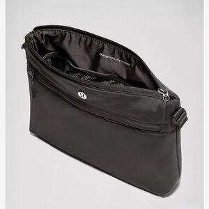lululemon athletica Charcoal Messenger Bag
